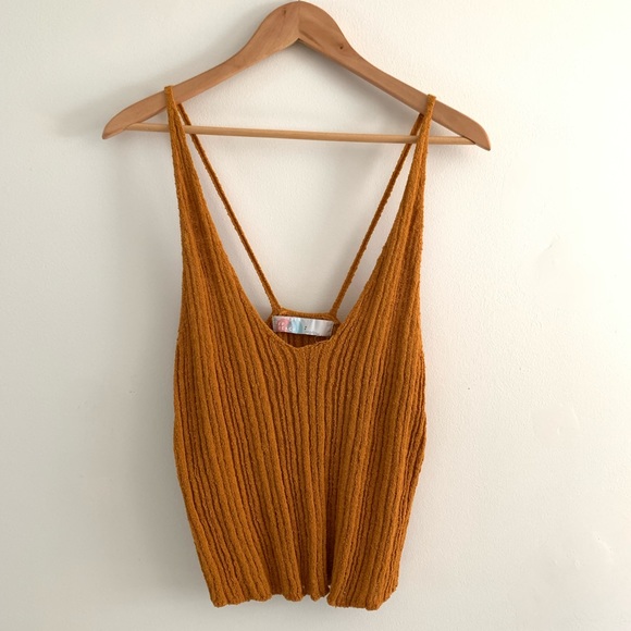 Free People Tops - Free People Beach Knit Tank Top